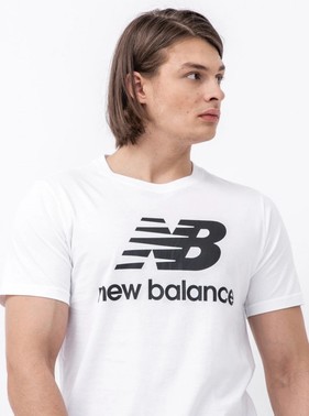New balance essentials stacked logo t shirt mt01575 wt 3