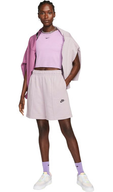 Nike high rise fleece dance shorts women dv0334 501 6