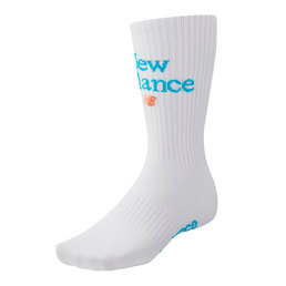 New balance essentials celebrate crew socks las22061 wt 1