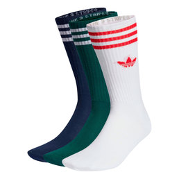 Adidas solid crew socks 3 pairs il5018 1