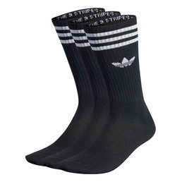 Adidas solid crew socks 3 pairs il5015 1